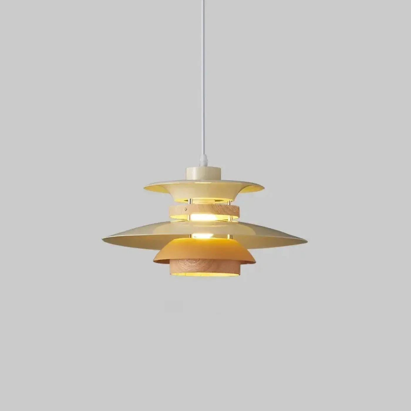 Suspension Luminaire Scandinave en Bois - Stratis