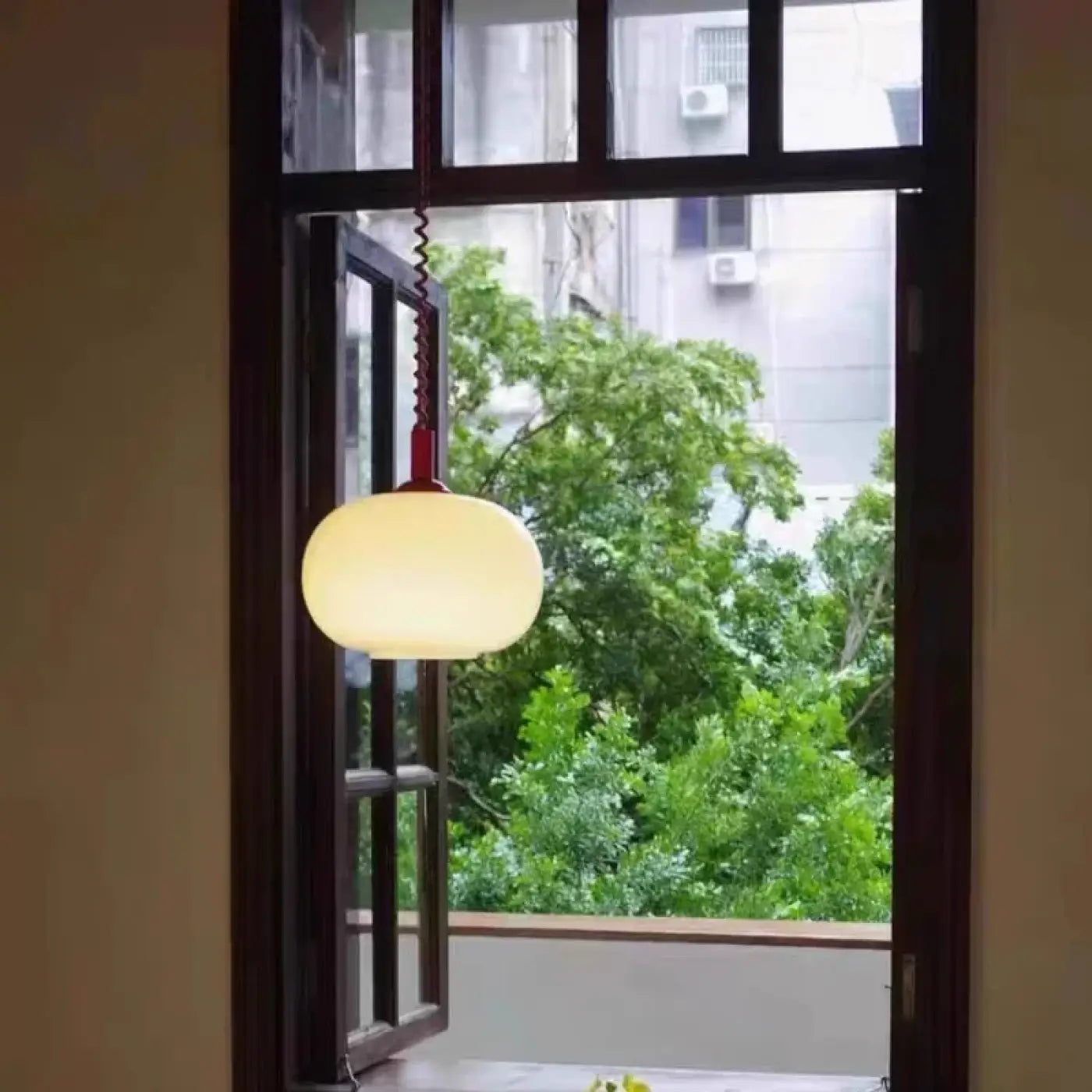 Suspension Luminaire Scandinave en Verre - Pendira