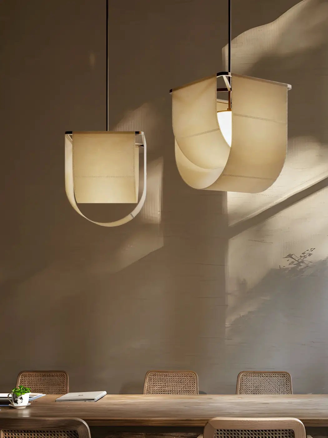 Suspension Luminaire en Tissu - Zenda