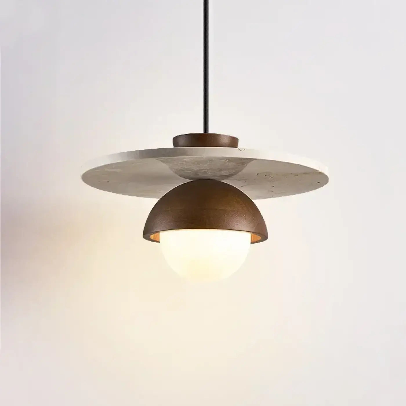 Suspension Luminaire Scandinave en Bois - Liari
