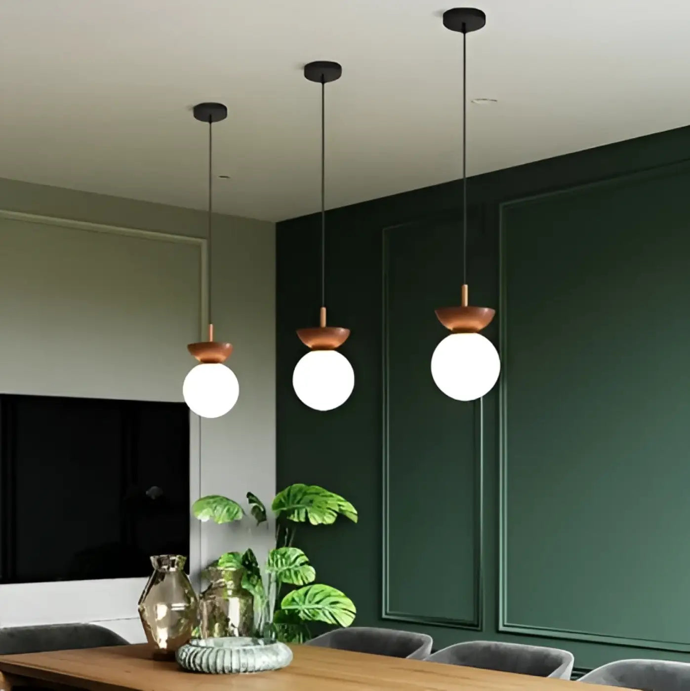 Suspension Luminaire Scandinave en Verre - Sinoa