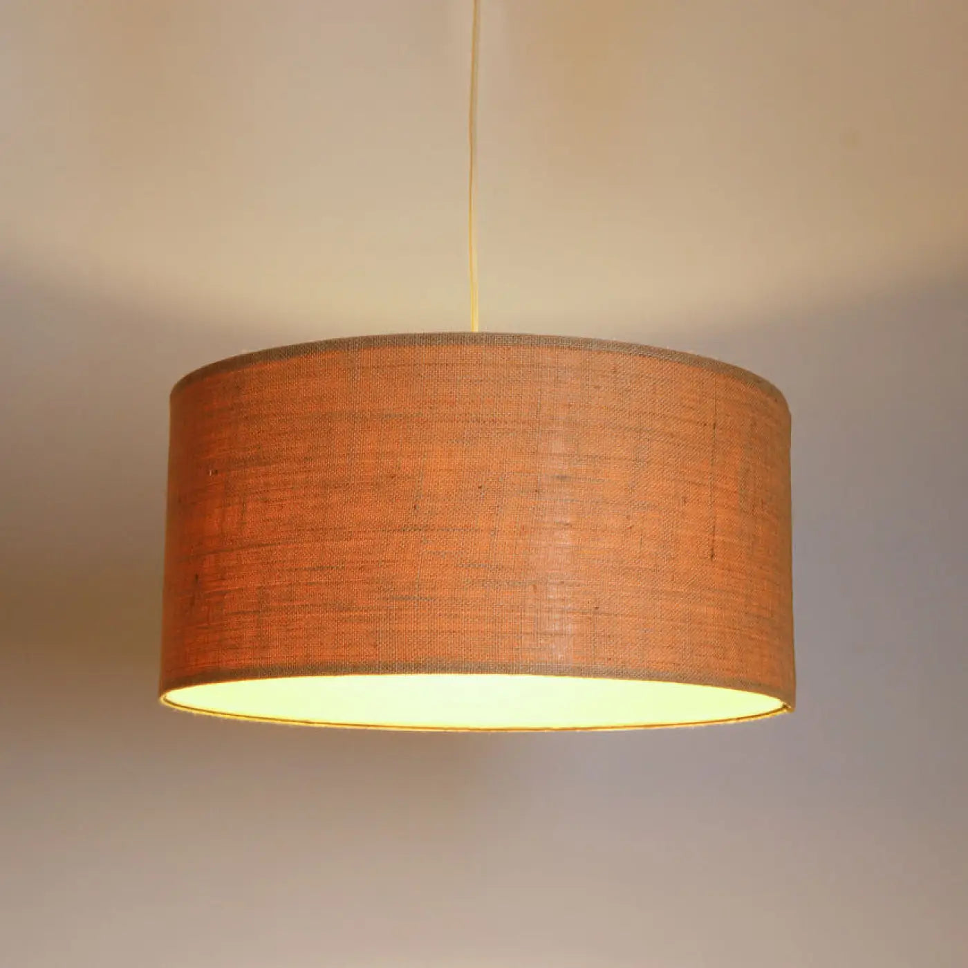 Suspension Luminaire Minimaliste en Tissu - Boho Elegant (Beige/Ecru)