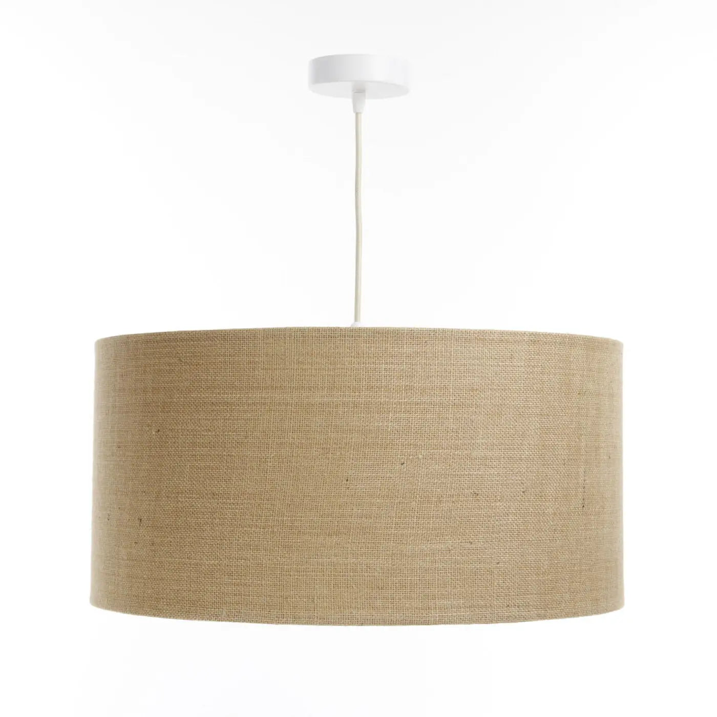 Suspension Luminaire Minimaliste en Tissu - Boho Elegant (Beige/Ecru)