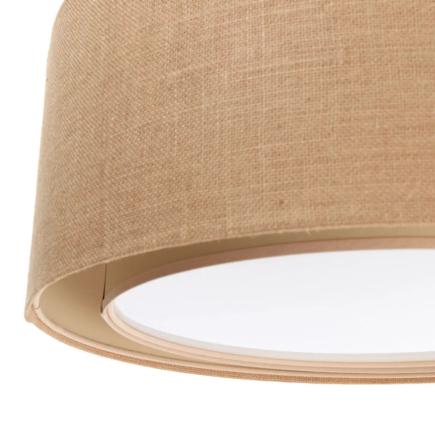 Suspension Luminaire Design en Tissu - Duo Boho (Beige)
