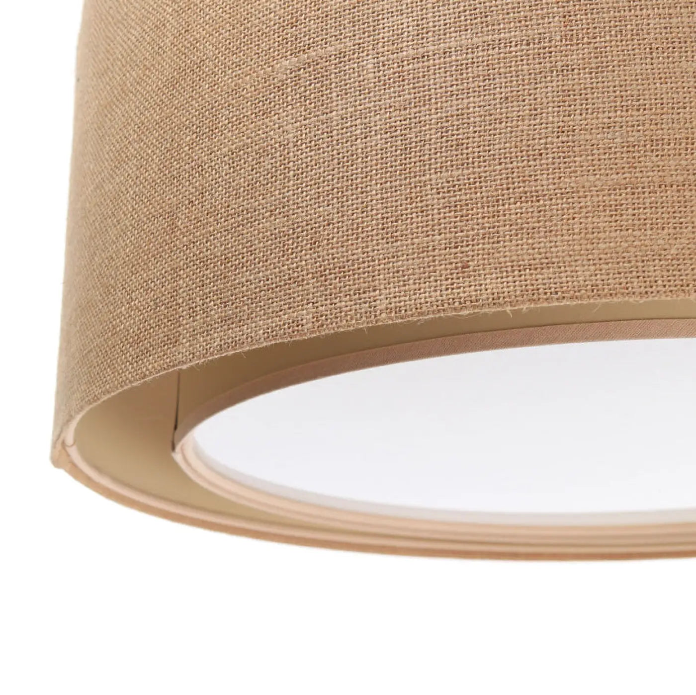 Suspension Luminaire Design en Tissu - Duo Boho (Beige)