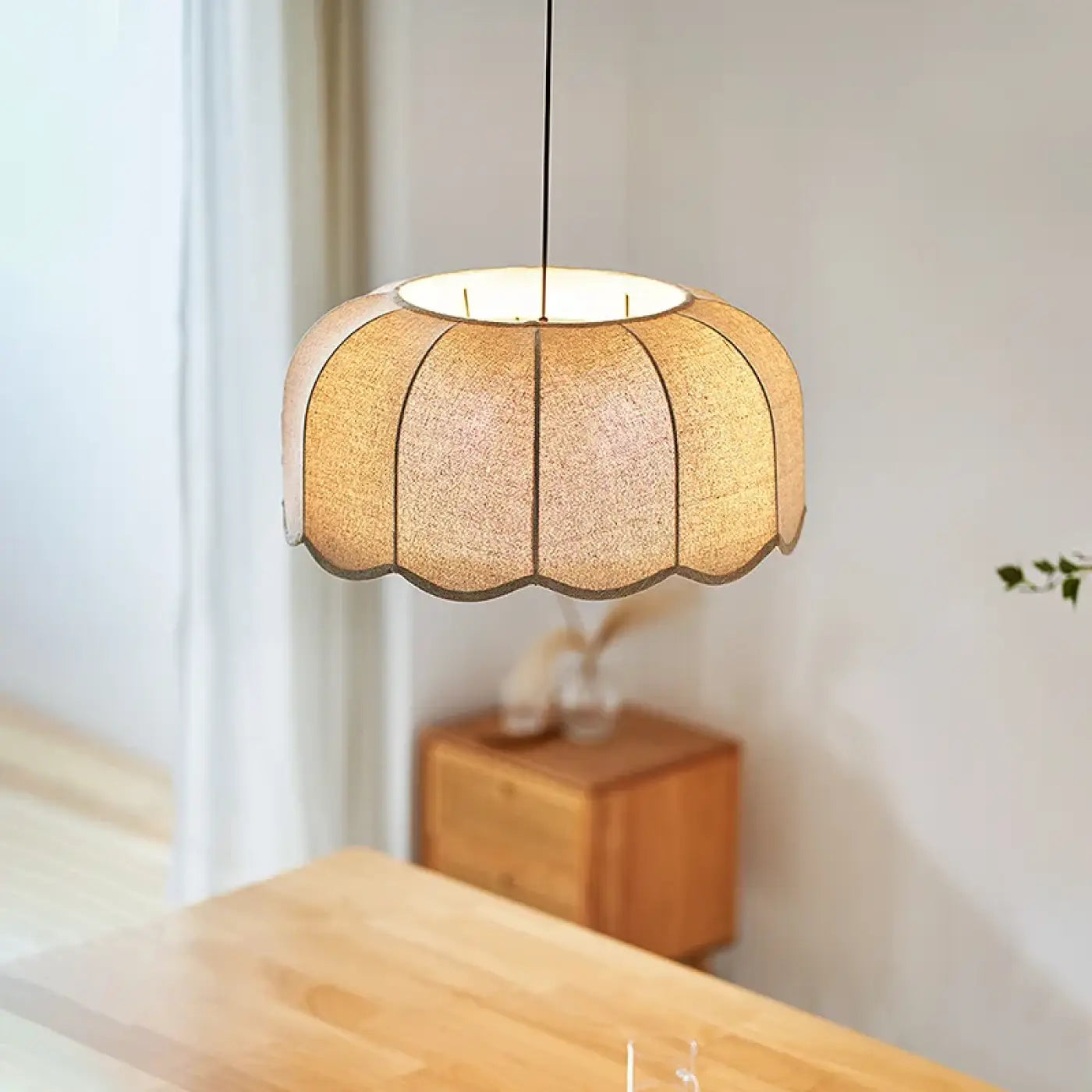 Suspension Luminaire Design en Tissu - Linda
