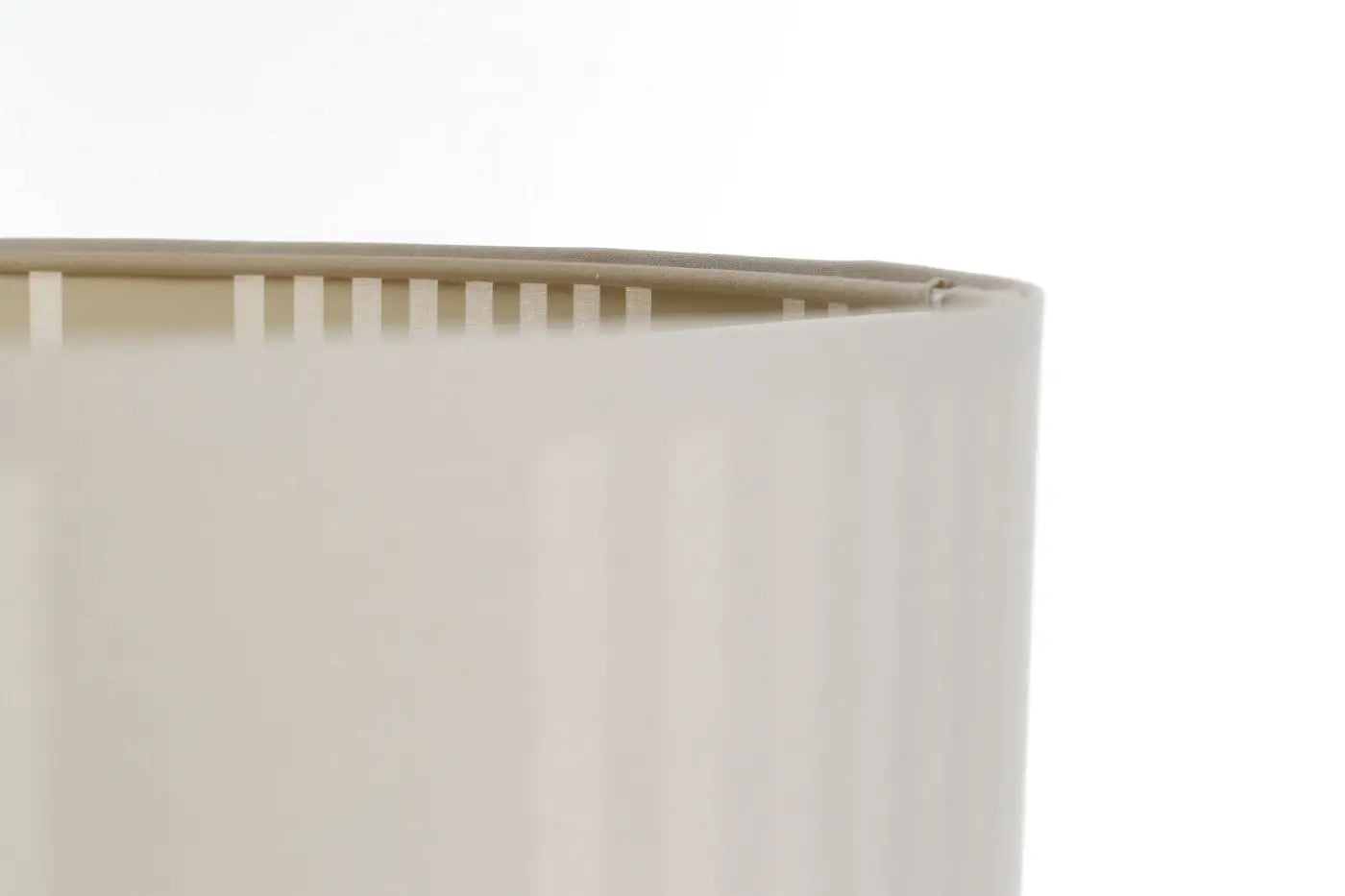 Suspension Luminaire Moderne en Tissu - Duo Lami Line (Beige/Ecru)