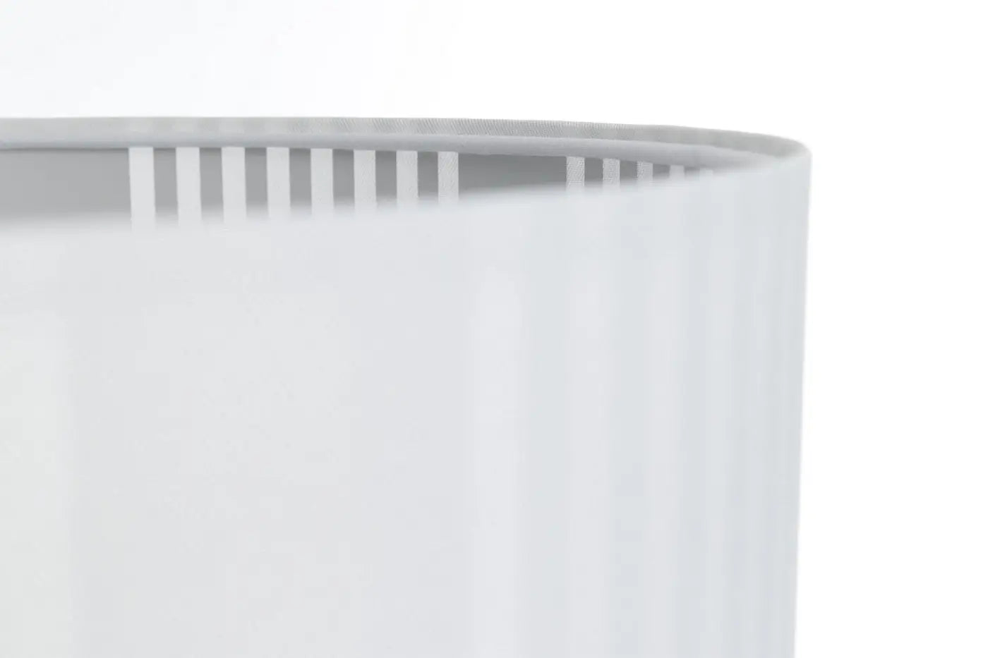 Suspension Luminaire Moderne en Tissu - Duo Lami Line (Blanc/Gris)
