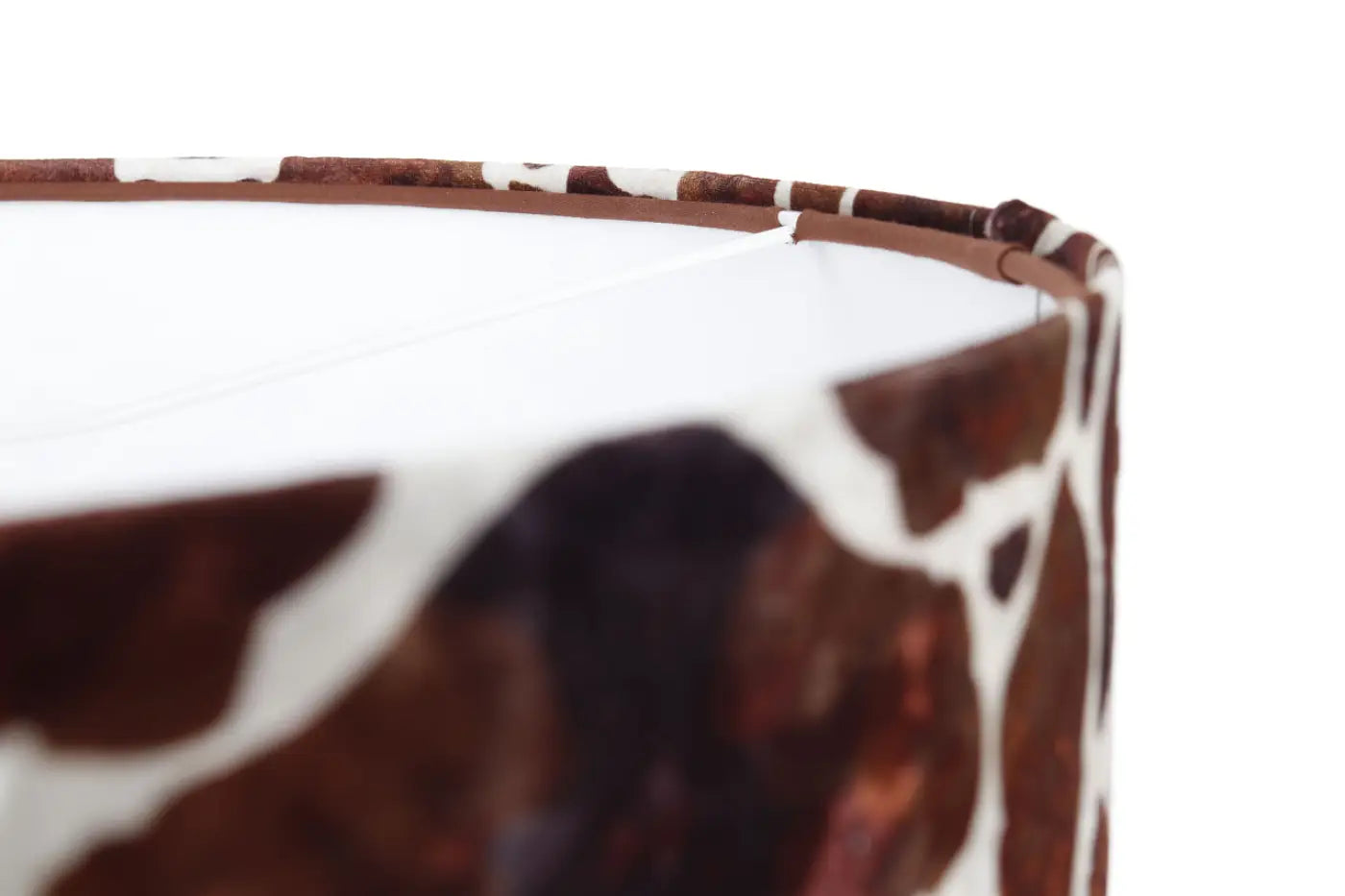 Suspension Luminaire en Tissu - Safari (Marron Clair/Blanc)
