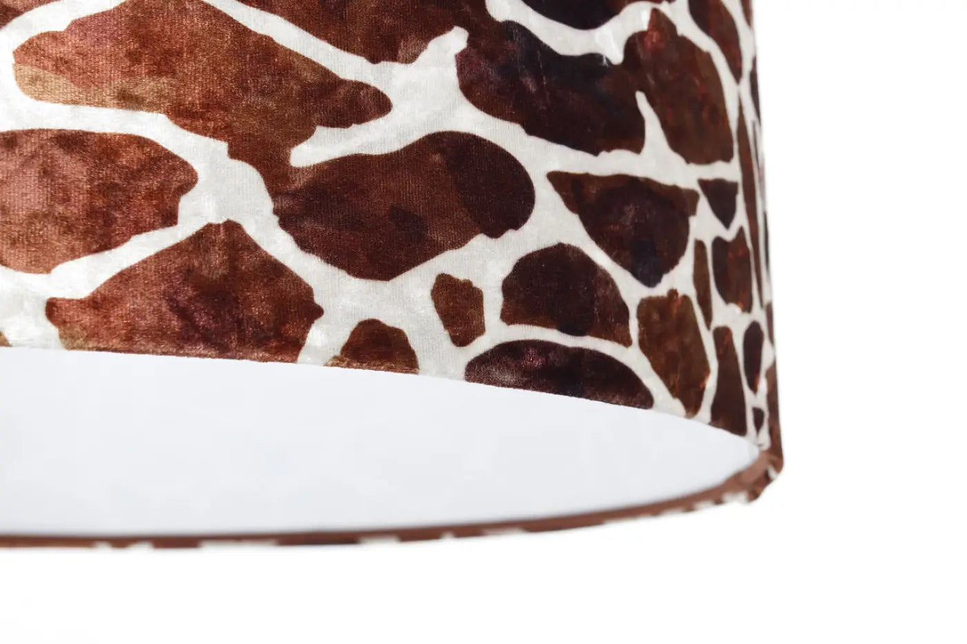 Suspension Luminaire en Tissu - Safari (Marron Clair/Blanc)