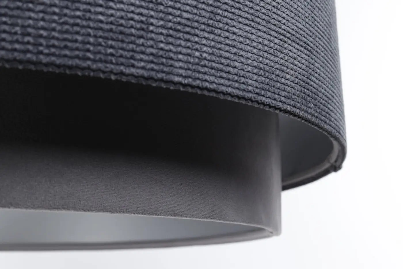 Suspension Luminaire en Tissu - Doblo Classic (Graphite/Argent)