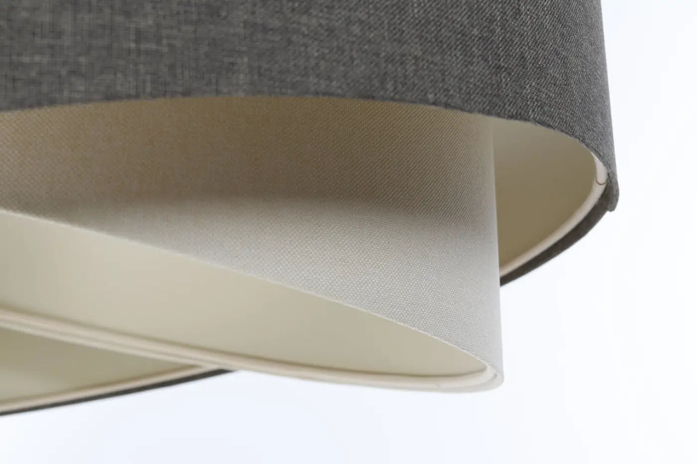 Suspension Luminaire Design en Tissu - Galaxy Boho Elegant (Graphite/Crème)