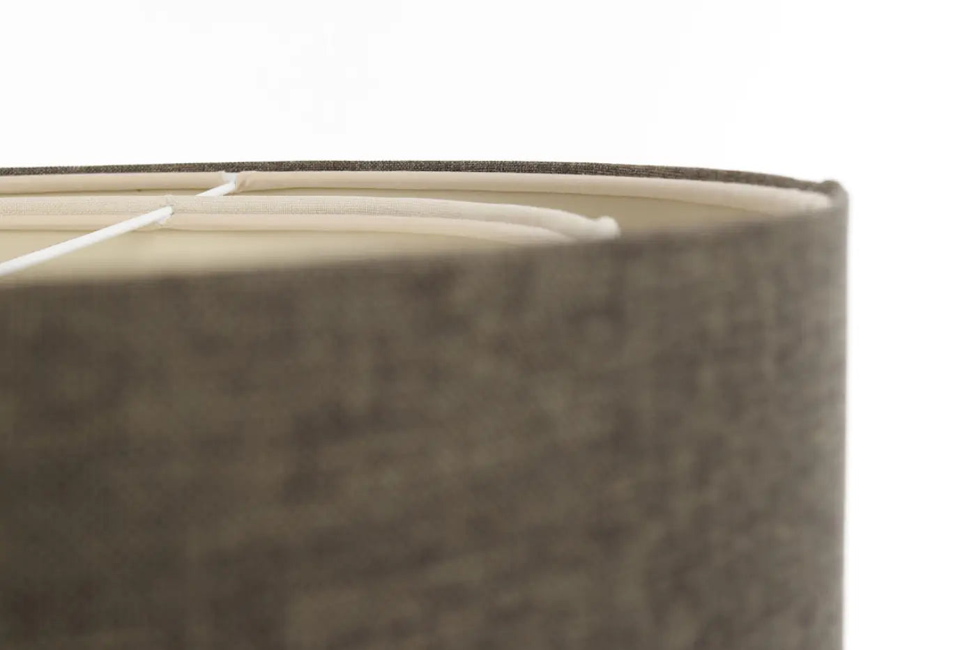 Suspension Luminaire Moderne en Tissu - Duo Boho Elegant (Graphite/Crème/Ecru)