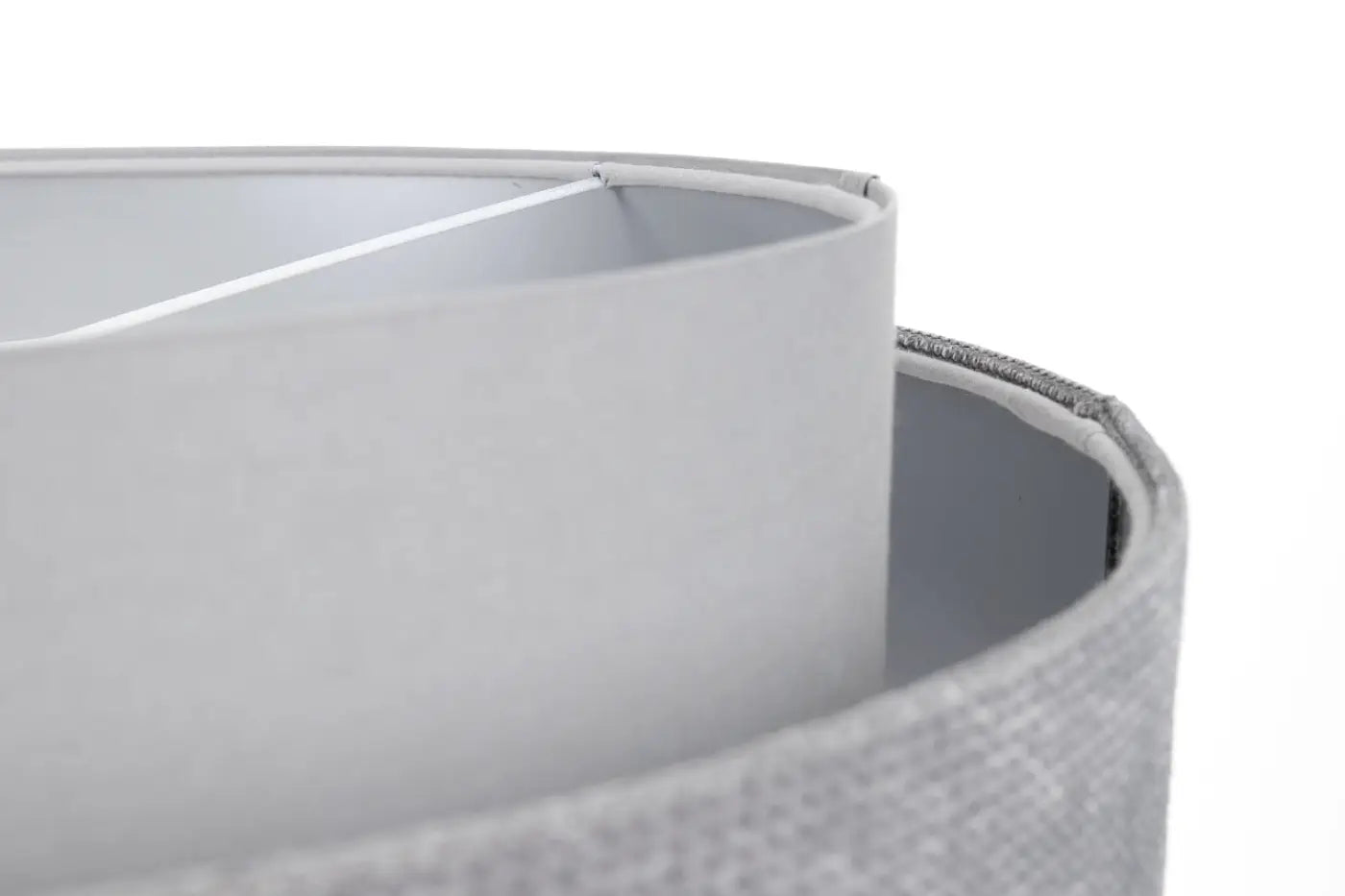 Suspension Luminaire en Tissu - Doblo Classic (Gris/Argent)