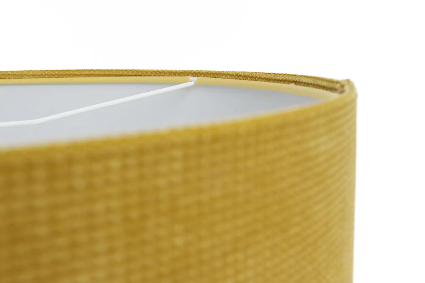 Suspension Luminaire Moderne en Tissu - Glamour Structural Velour (Jaune)