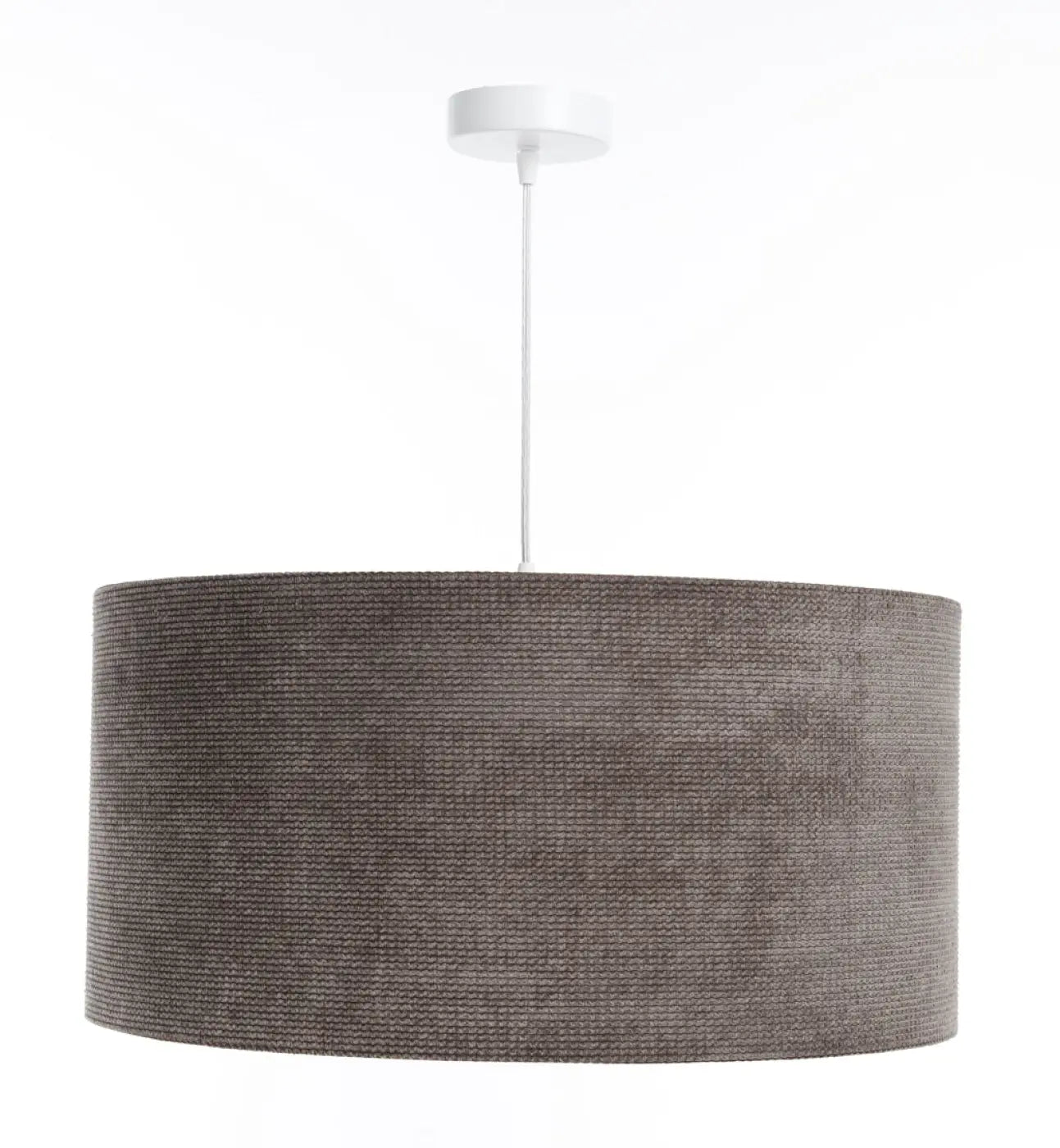 Suspension Luminaire Moderne en Tissu - Glamour Structural Velour (Marron/Dore)