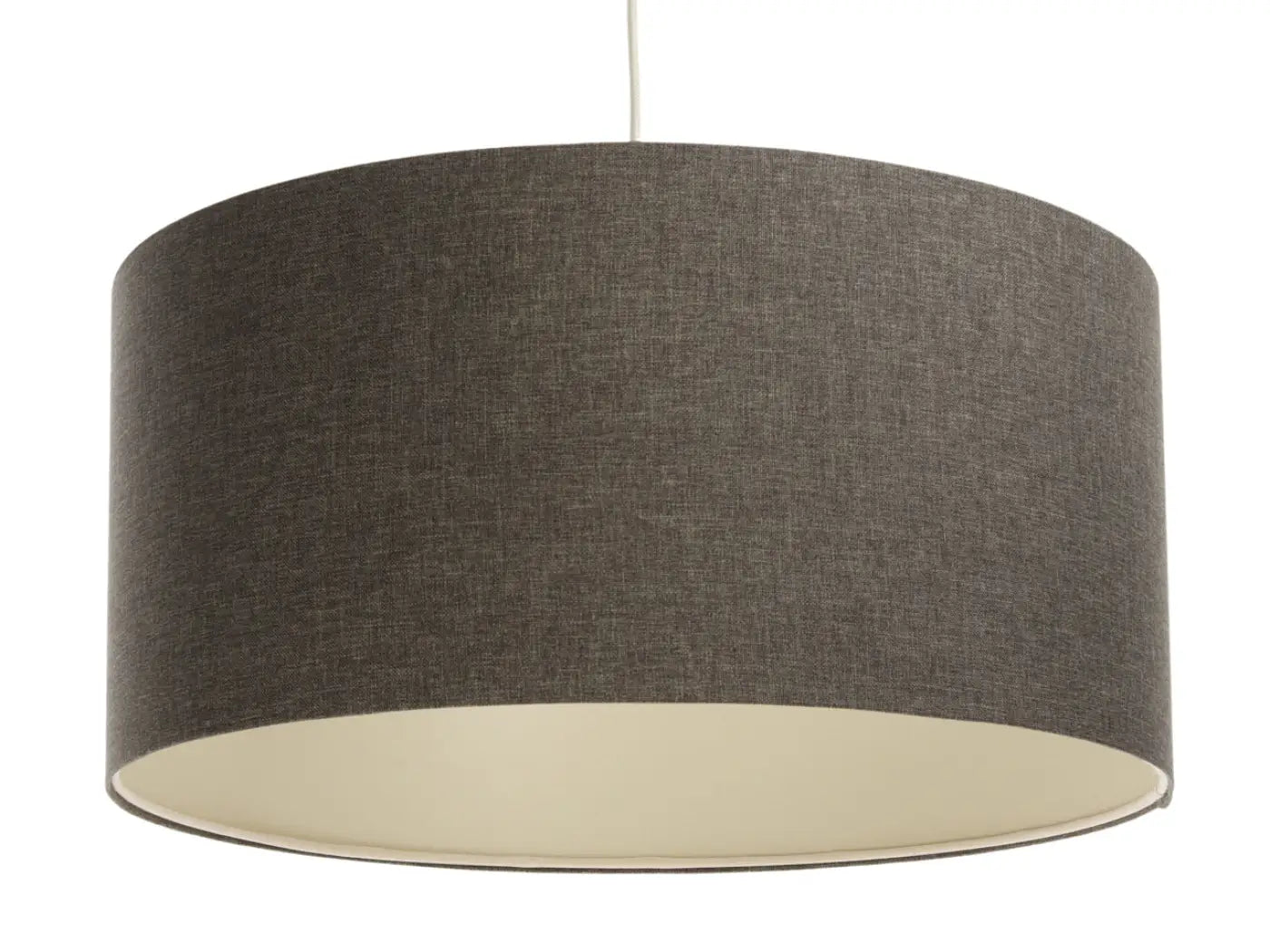 Suspension Luminaire Minimaliste en Tissu - Boho Elegant (Marron Gris)