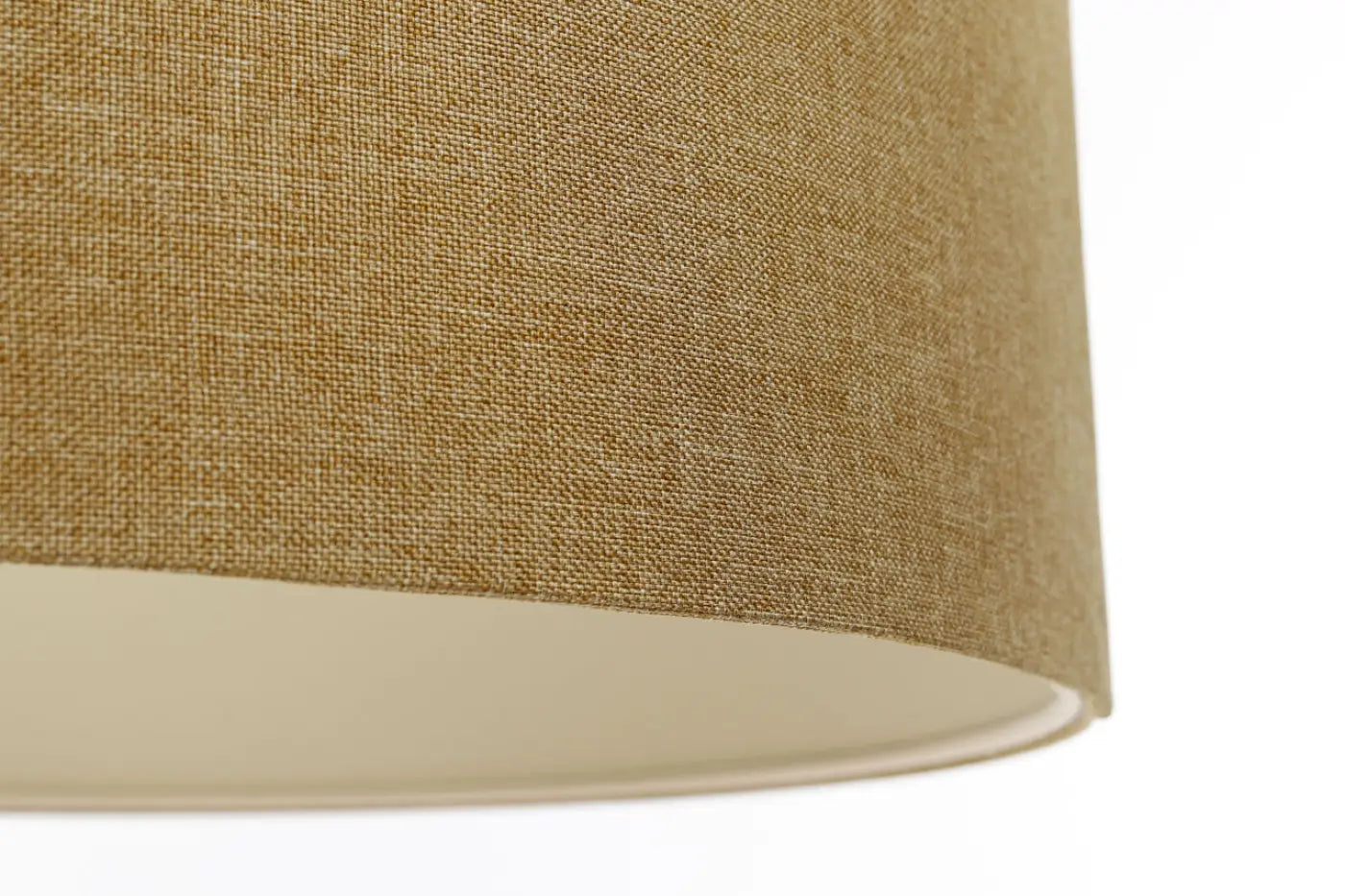Suspension Luminaire Minimaliste en Tissu - Boho Elegant (Marron Sable/Ecru)