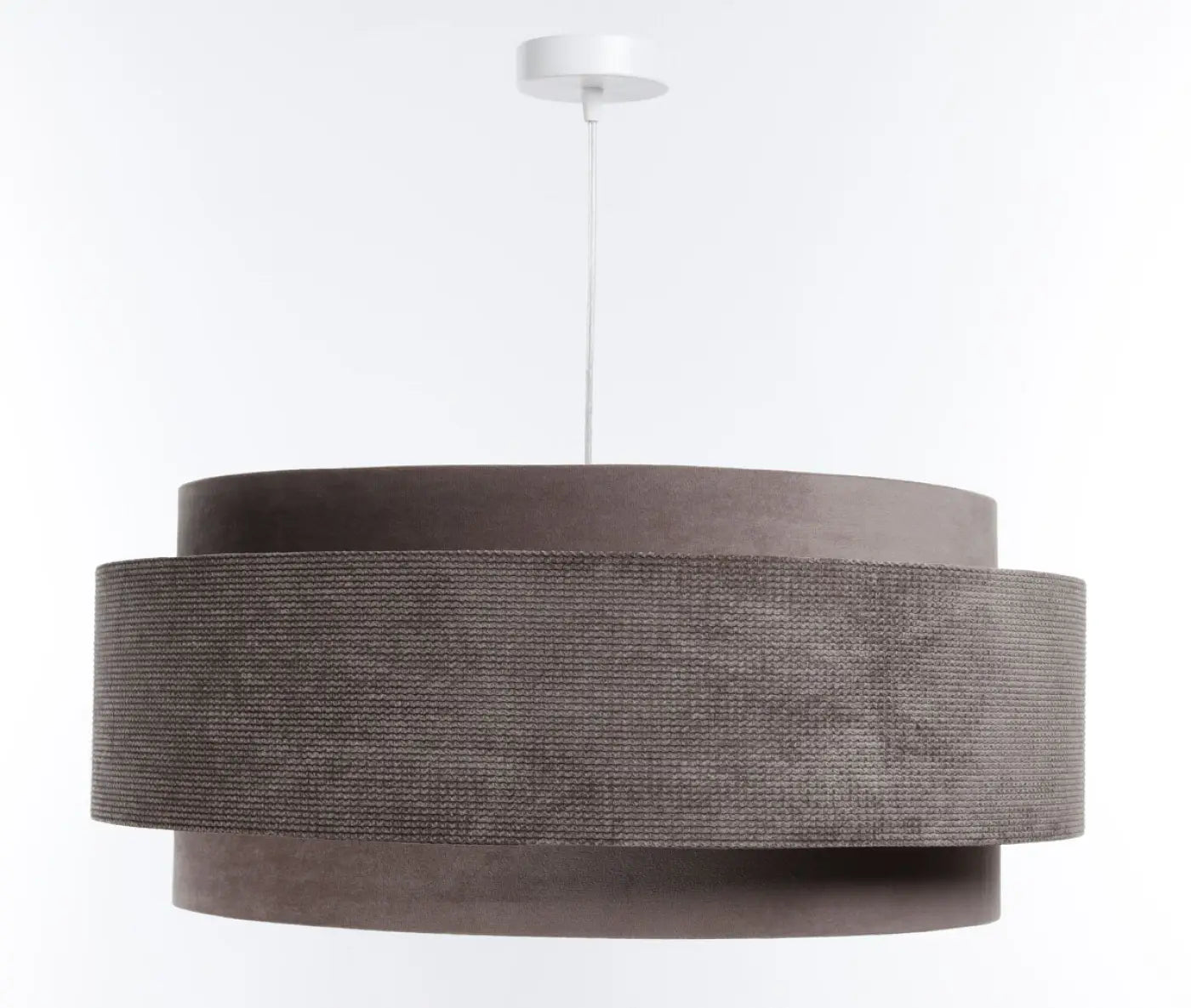 Suspension Luminaire en Tissu - Doblo Classic (Moka/Doré)