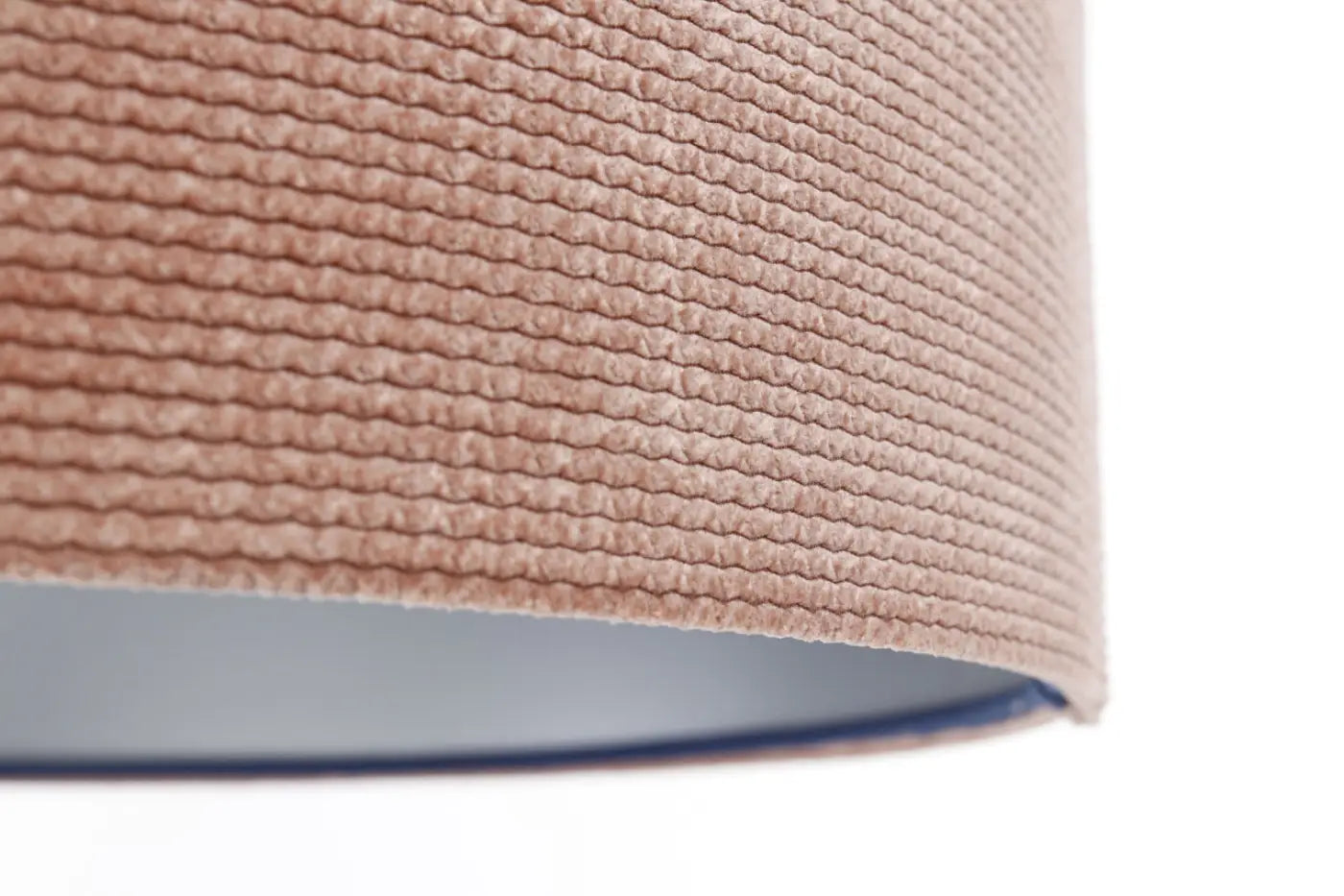 Suspension Luminaire Moderne en Tissu - Glamour Structural Velour (Rose/Argent)