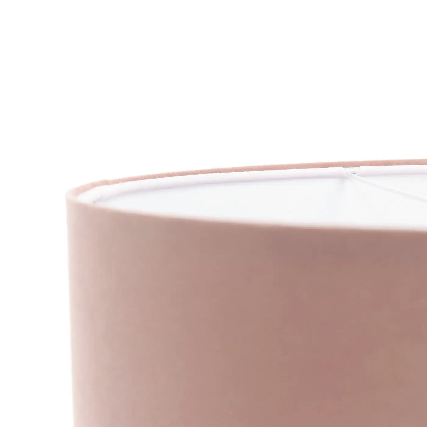 Suspension Luminaire en Tissu - Classic Jasmin (Rose Clair/Blanc)
