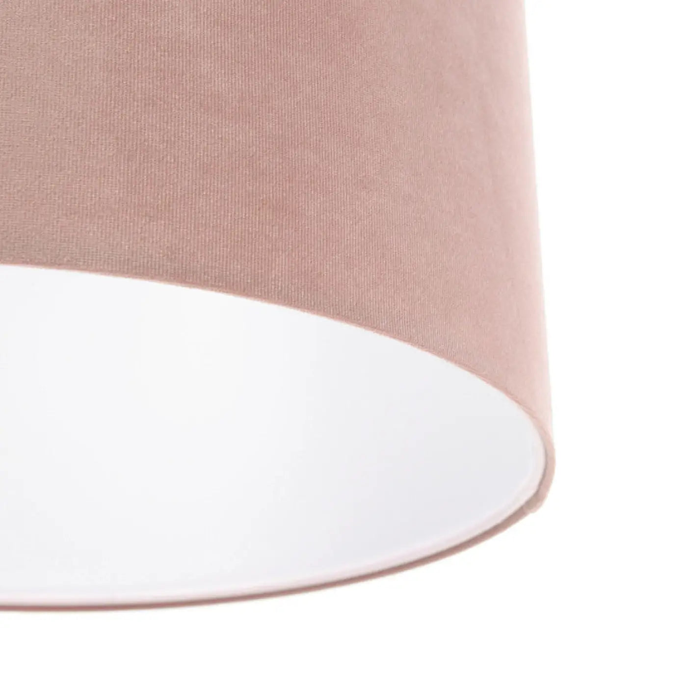 Suspension Luminaire en Tissu - Classic Jasmin (Rose Clair/Blanc)
