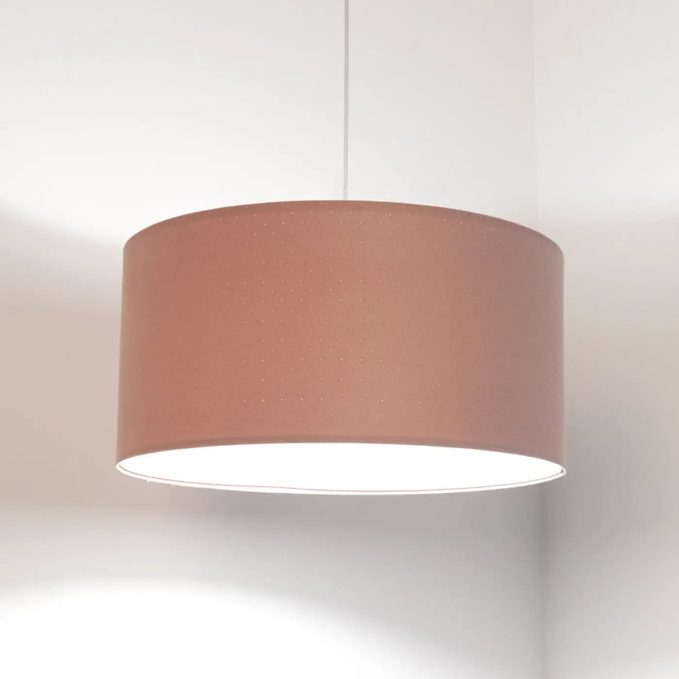 Suspension Luminaire Design en Tissu - Classic Jasmin (Rose)