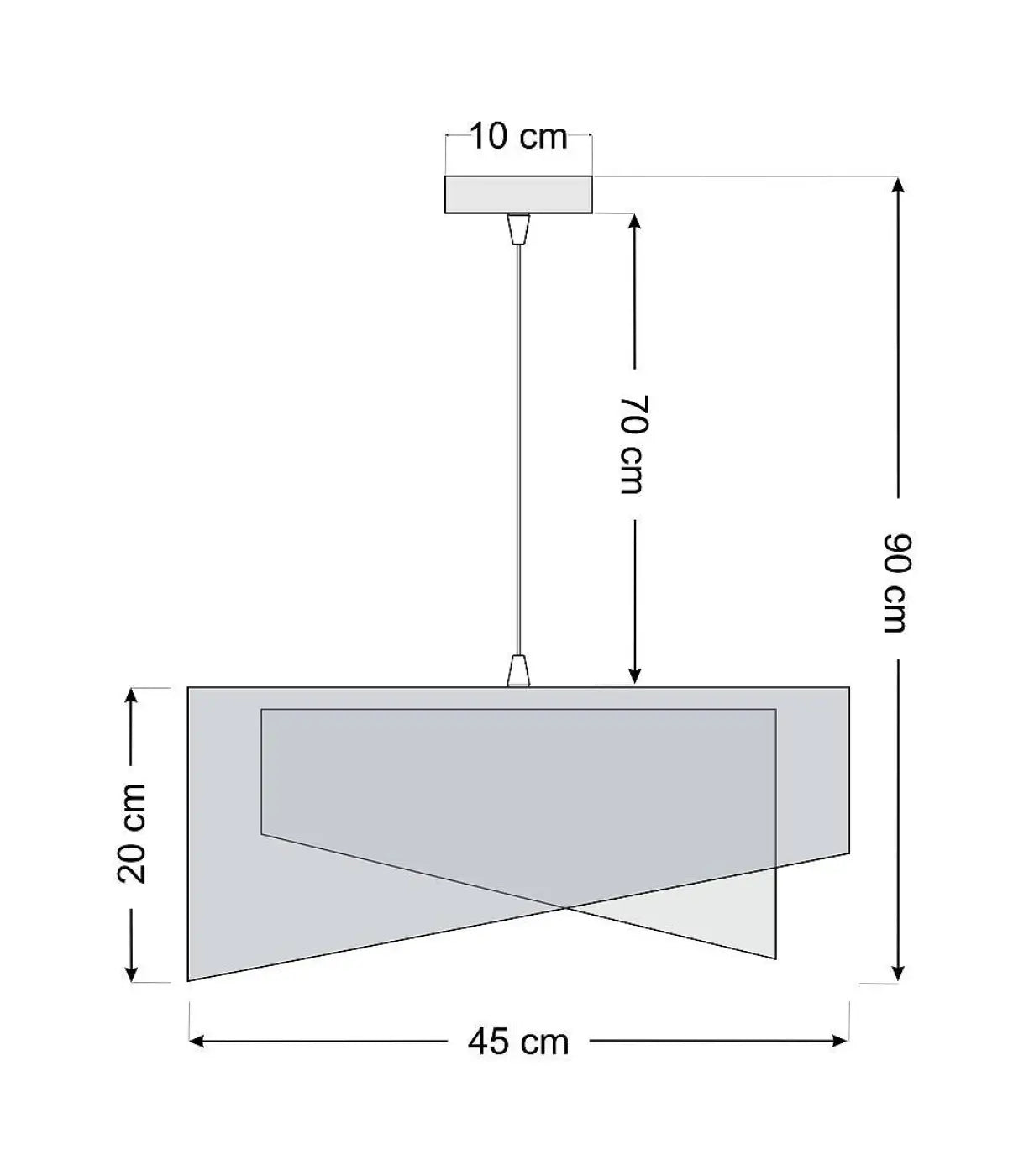 Suspension Luminaire Design en Tissu - Galaxy Jasmin (Vieux Rose/Beige/Gris Clair)
