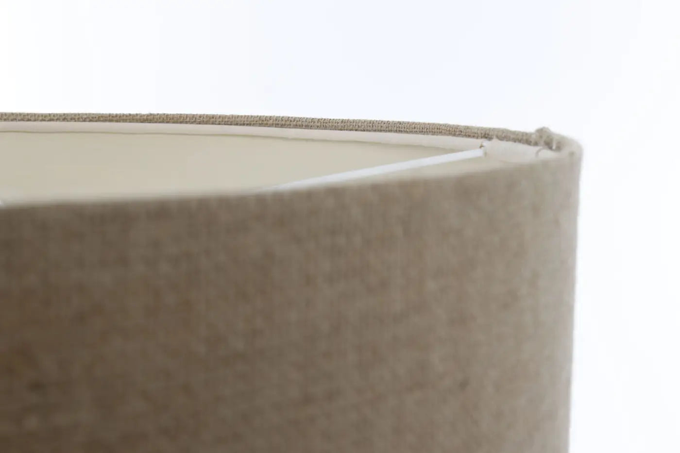 Suspension Luminaire Minimaliste en Tissu - Boho Elegant (Taupe/Ecru)