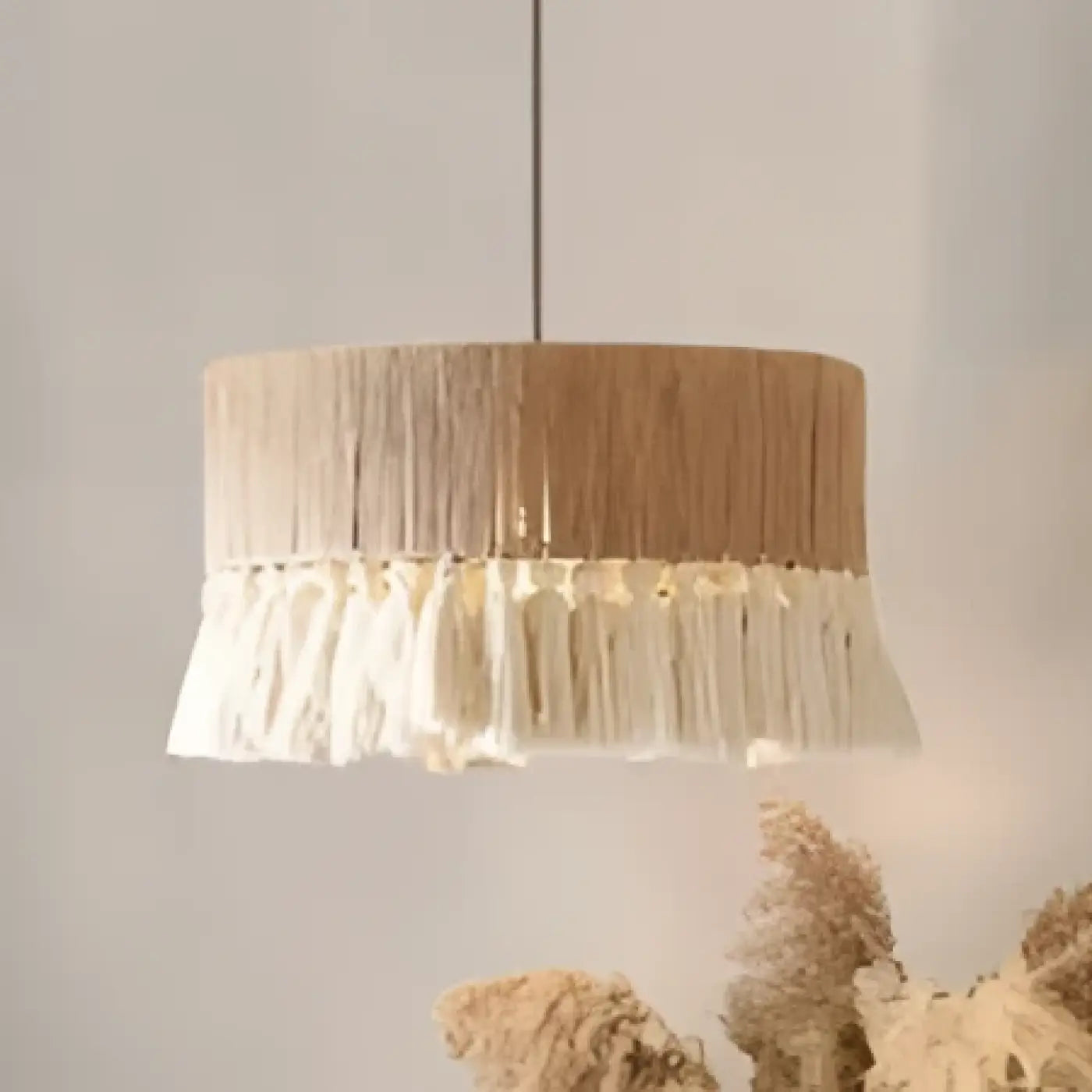 Suspension Luminaire Boheme en Tissu - Duna