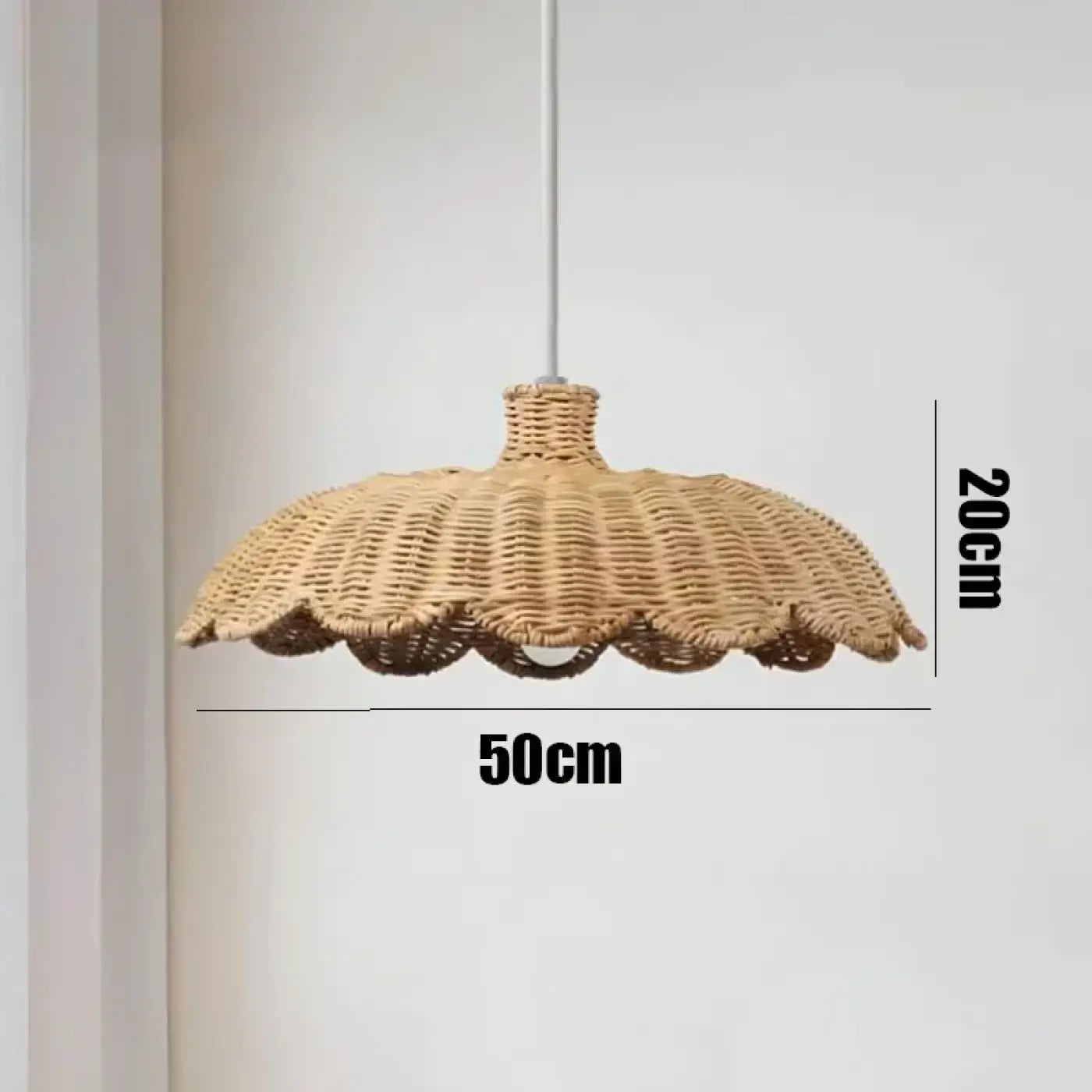 Suspension Luminaire Boheme en Rotin - Tiron
