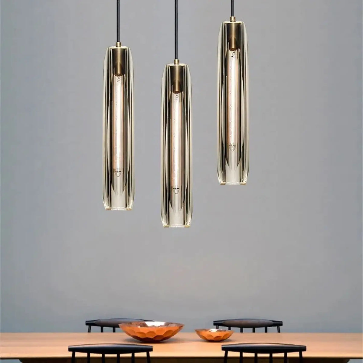 Suspension Luminaire Elegant en Verre - Valiu