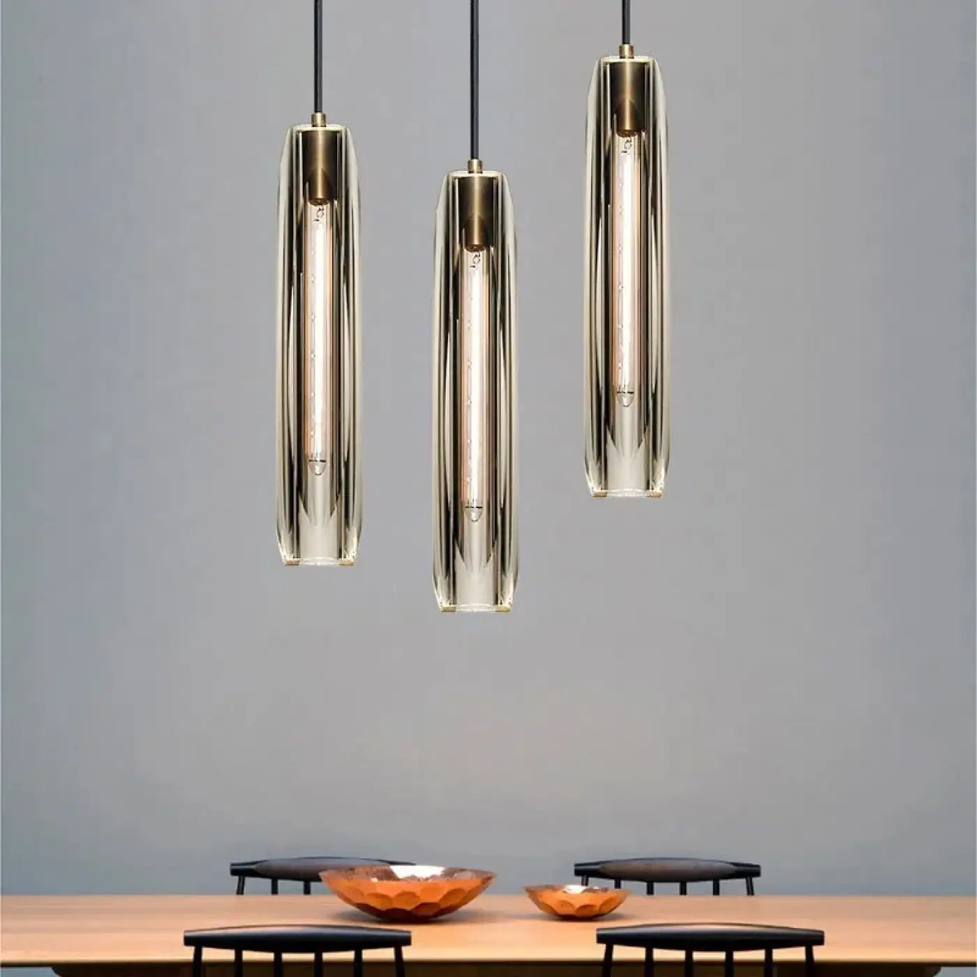 Suspension Luminaire Elegant en Verre - Valiu