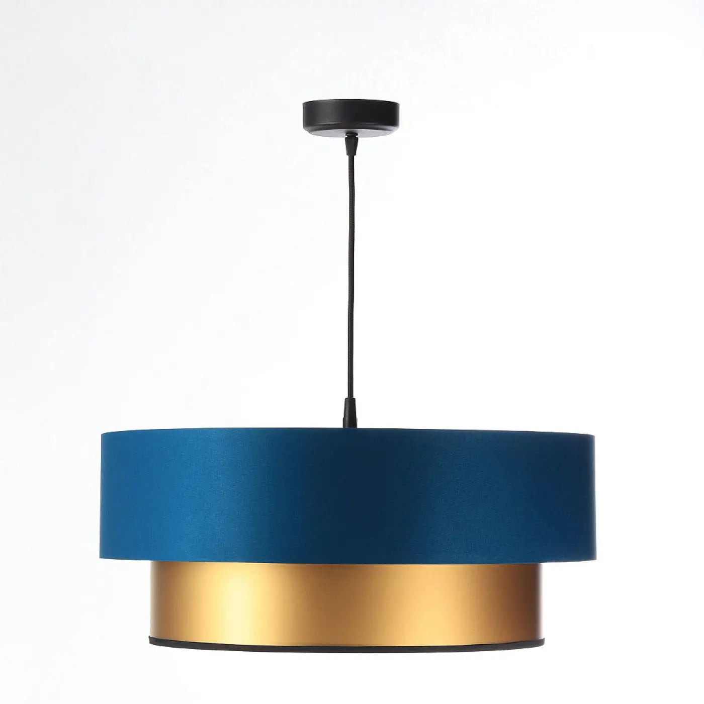 Suspension Luminaire - Duo (Turquoise/Doré)