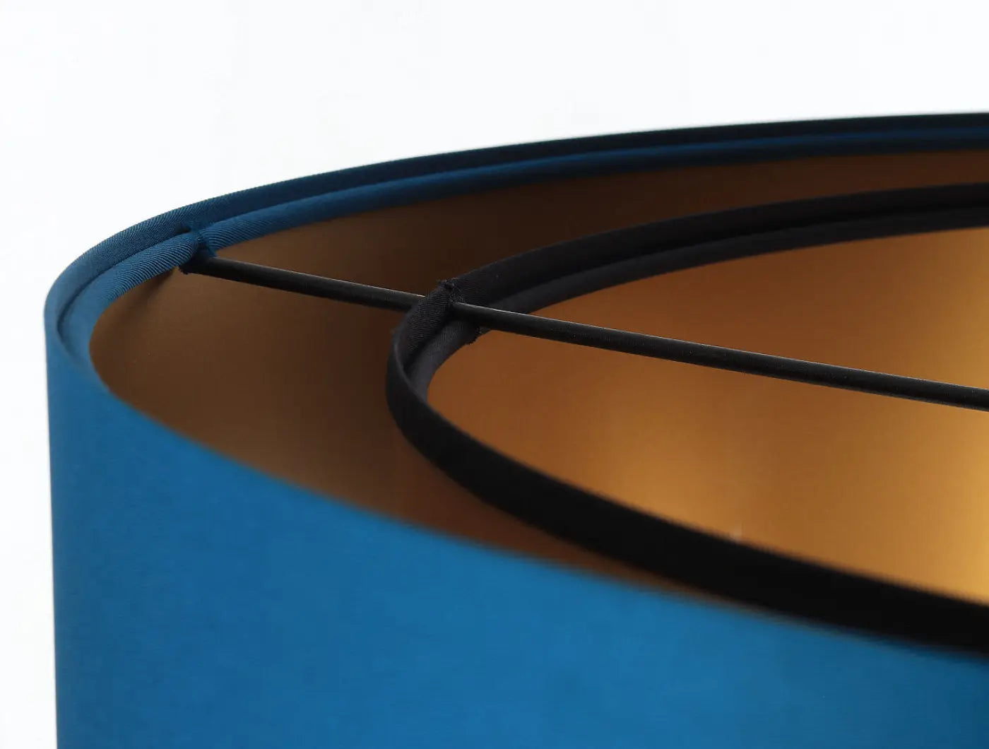 Suspension Luminaire - Duo (Turquoise/Doré)