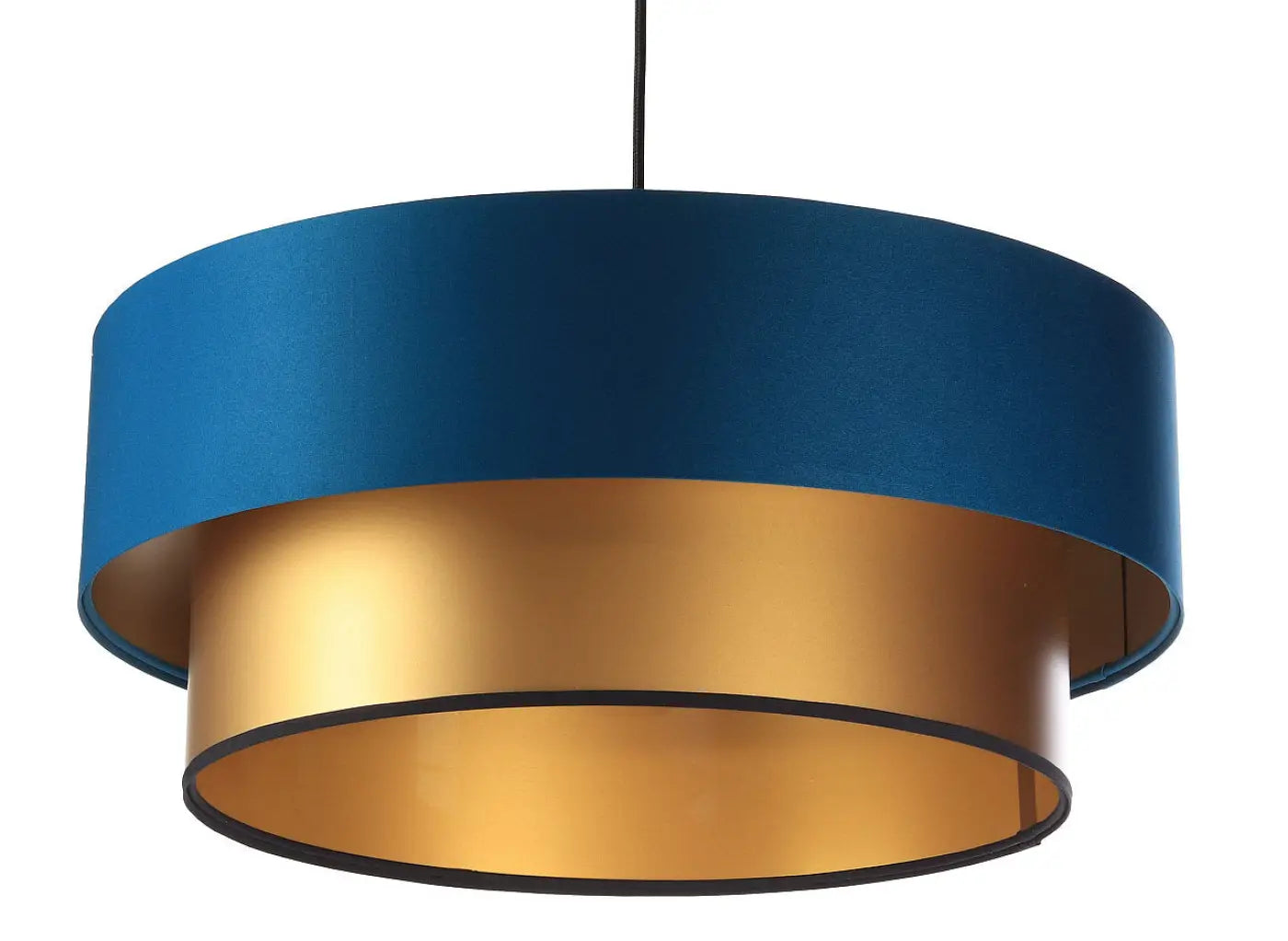 Suspension Luminaire - Duo (Turquoise/Doré)
