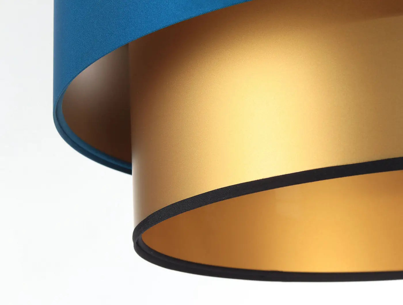 Suspension Luminaire - Duo (Turquoise/Doré)