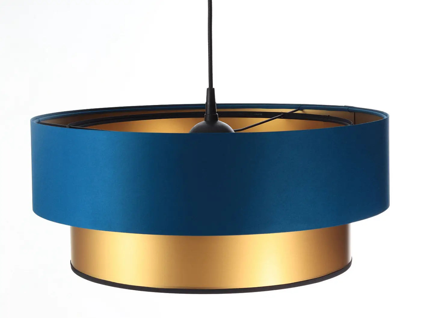 Suspension Luminaire - Duo (Turquoise/Doré)