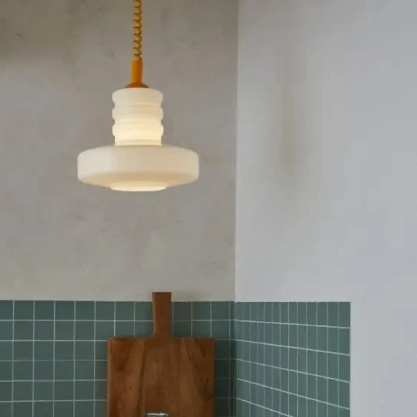 Suspension Luminaire Retro en Verre - Solune