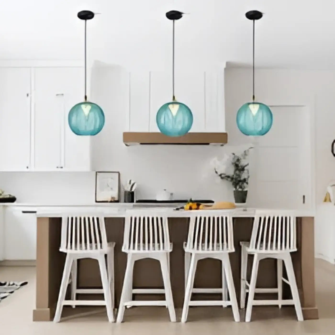 Suspension Luminaire Design en Verre - Aqua