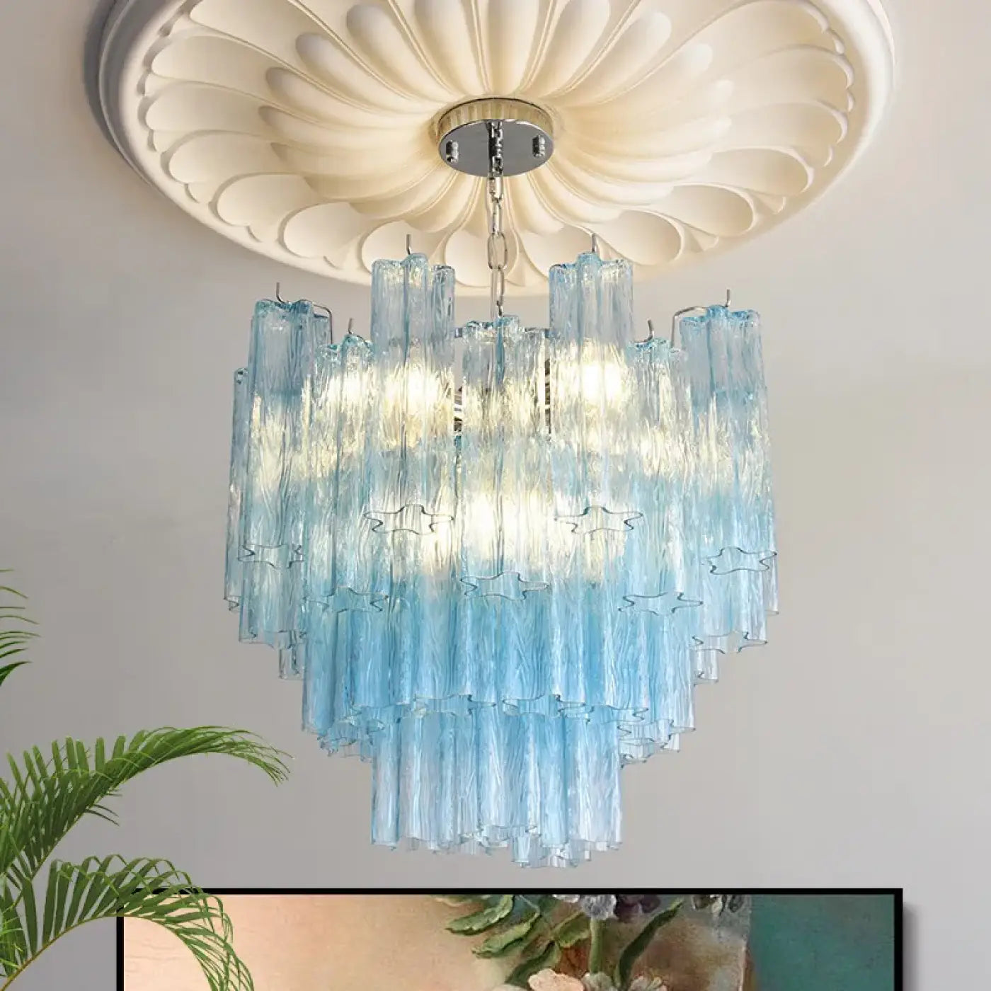 Suspension Luminaire Design en Verre - Pinkia
