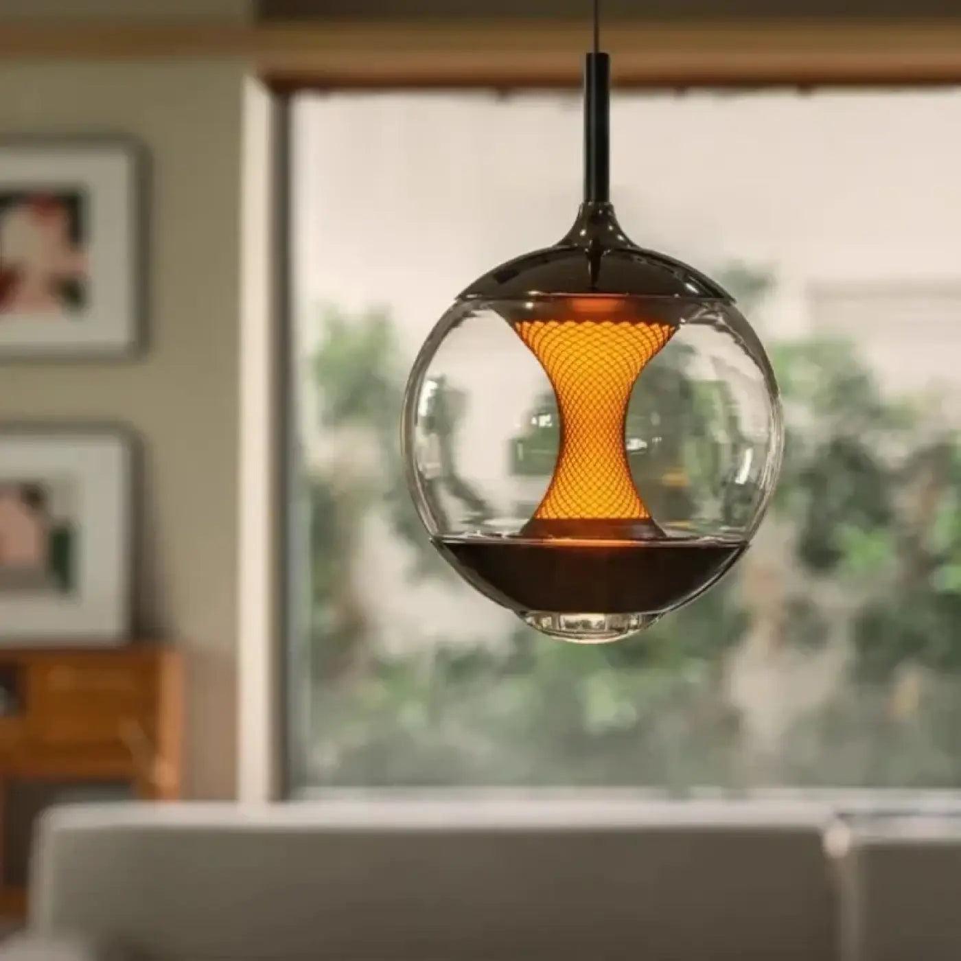 Suspension Luminaire Elegant en Verre - Luami