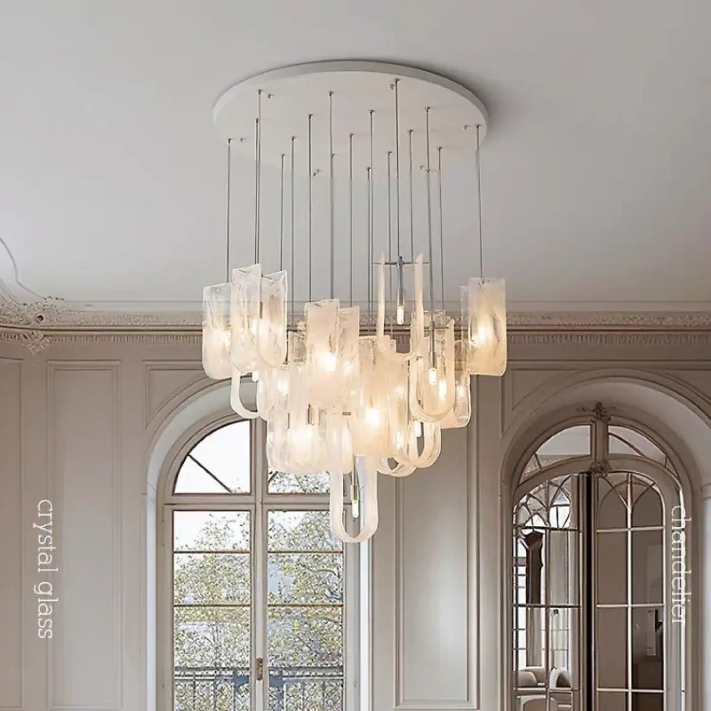 Suspension Luminaire Chic en Verre - Klassy