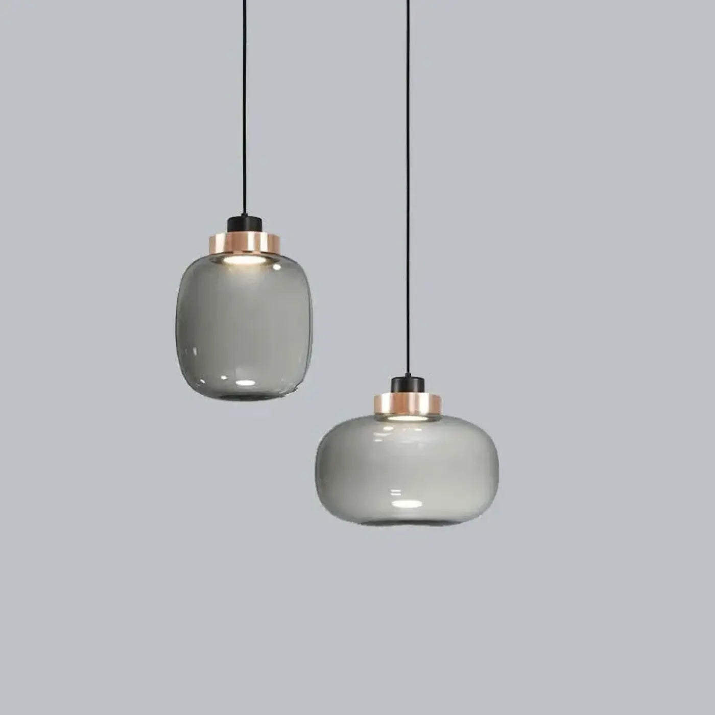Suspension Luminaire Chic en Verre - Mistral