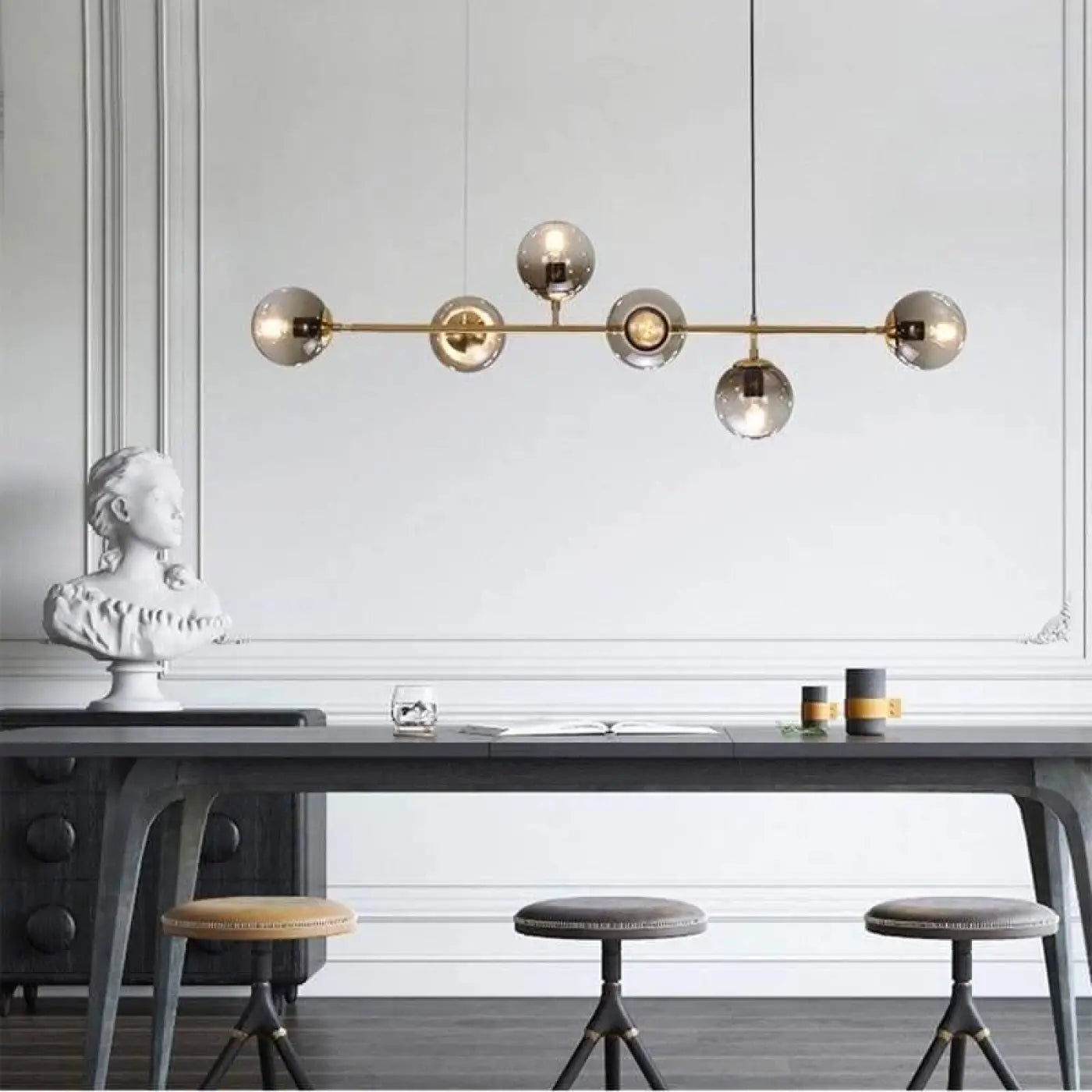 Suspension Luminaire en Verre - Verre