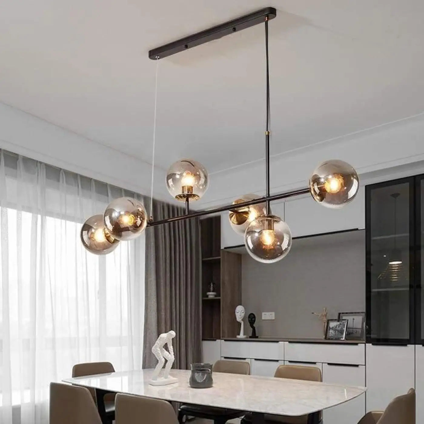 Suspension Luminaire en Verre - Verre