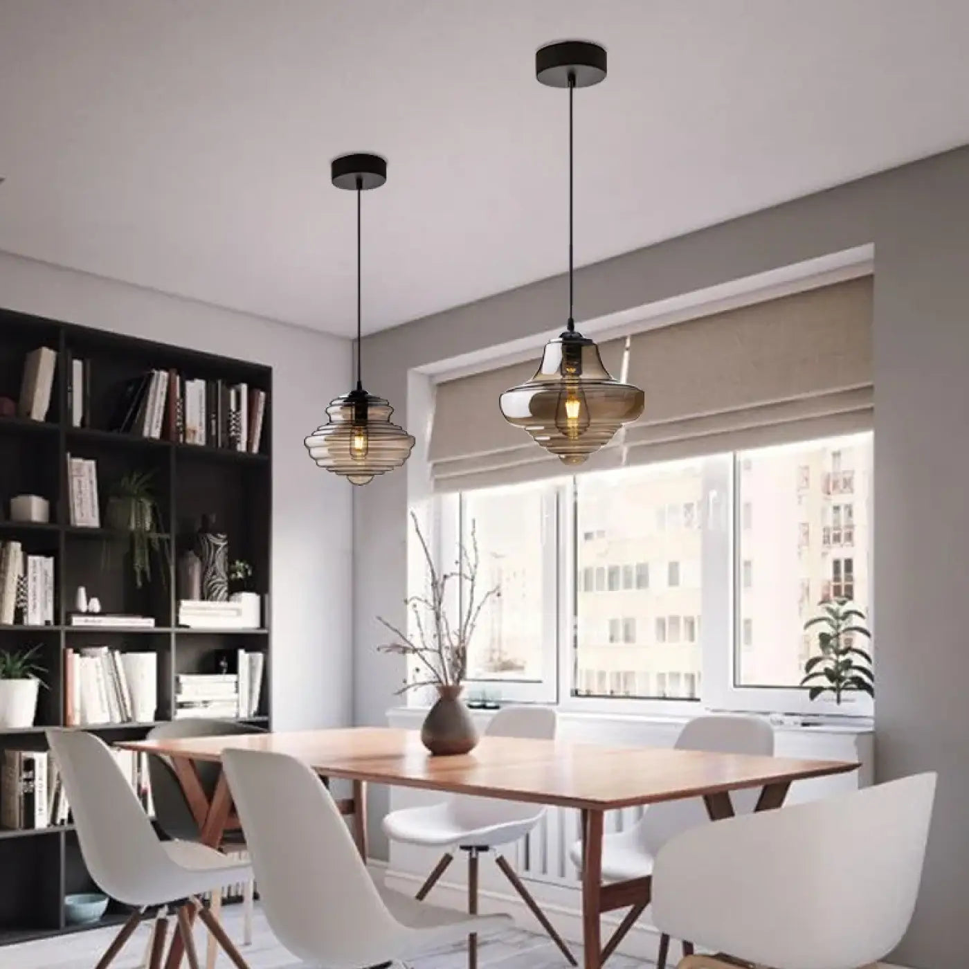 Suspension Luminaire Retro en Verre - Ondor