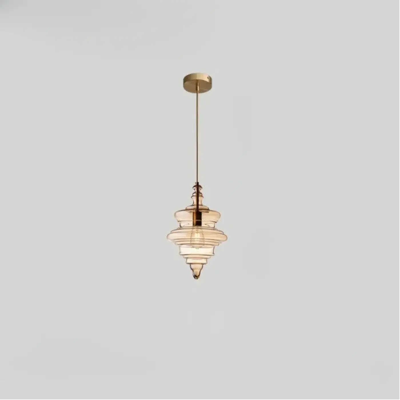 Suspension Luminaire Retro en Verre - Ondor