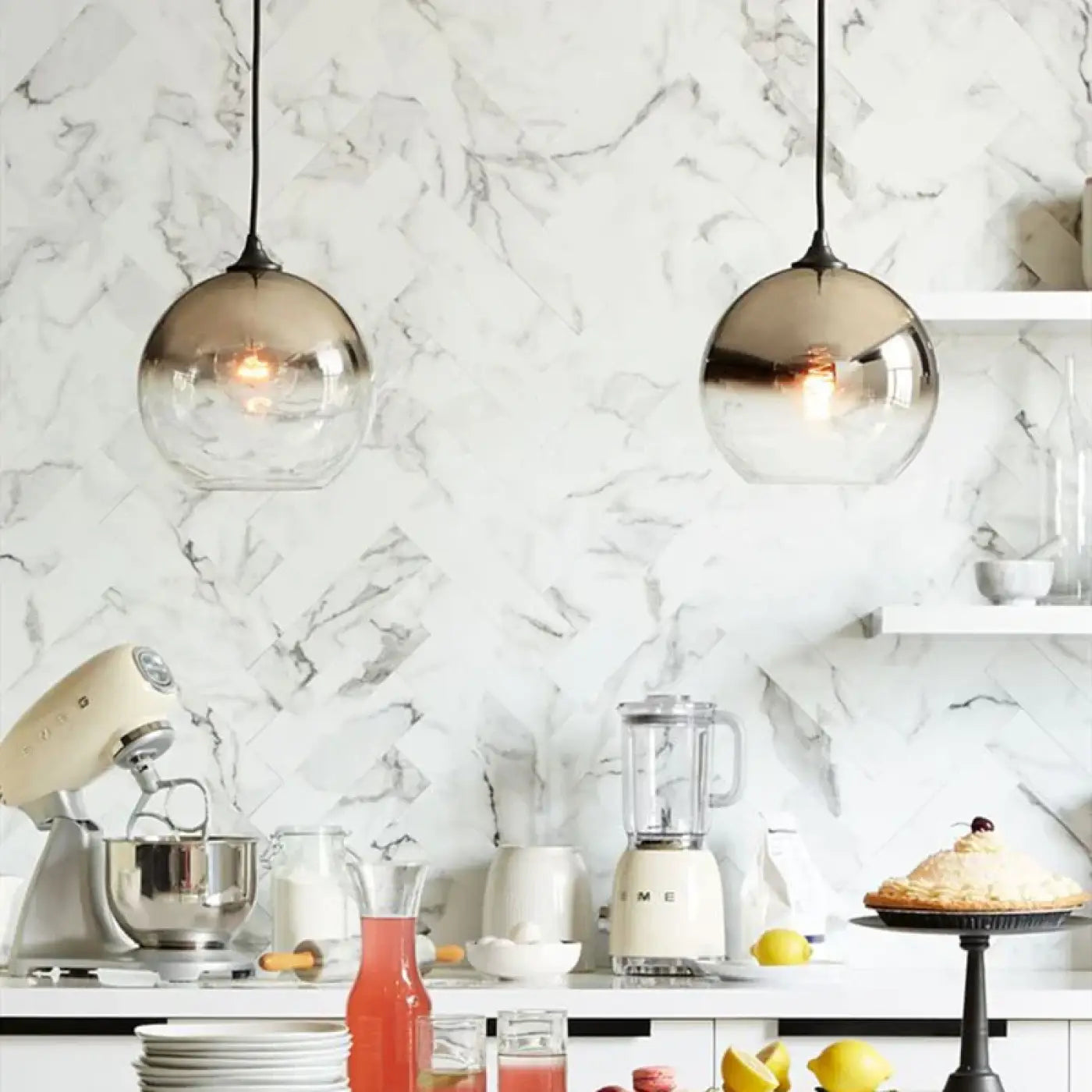Suspension Luminaire en Verre - Vego