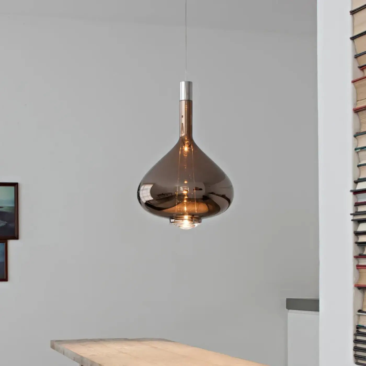Suspension Luminaire Elegant en Verre - Elys